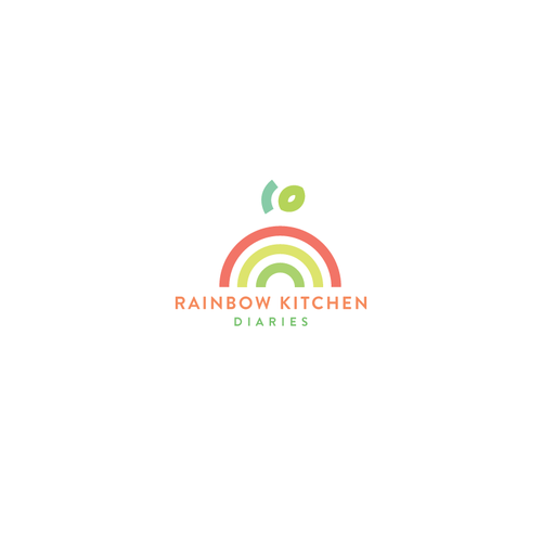 Create an elegant rainbow-based logo for new food blog Design by LisalyG