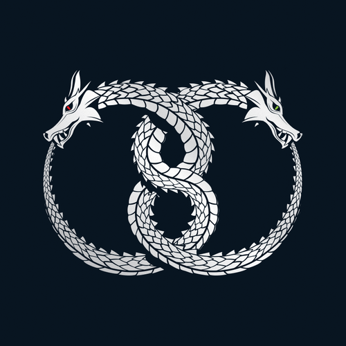 Personal ouroboros logo Design by EvgenYurevich