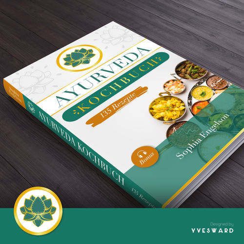 Book-Cover for Ayurveda Cookbook - Cover für Ayurveda Kochbuch Design by yvesward