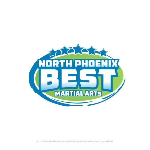 North Phoenix Best Martial Arts school logo Design von mob23