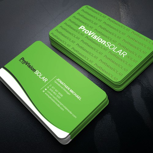 Solar Business Cards Design réalisé par Xclusive16