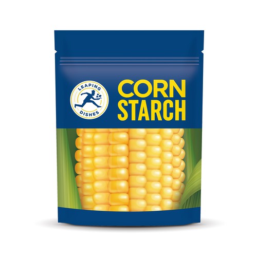 Need a BOLD DESIGN FOR CORN STARCH IN RESEALABLE BAG Design by 3311design