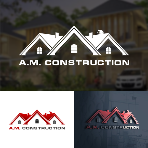 Next level Construction Logo for Home Improvement business "A.M. Construction" Design by sultan wisnu sadewa