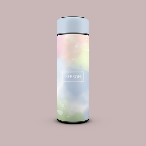 Watercolor design for bottle and mug Design réalisé par AZ™