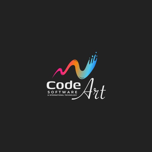 Logo for our newly opened company named CodeArt. Design by Sedow