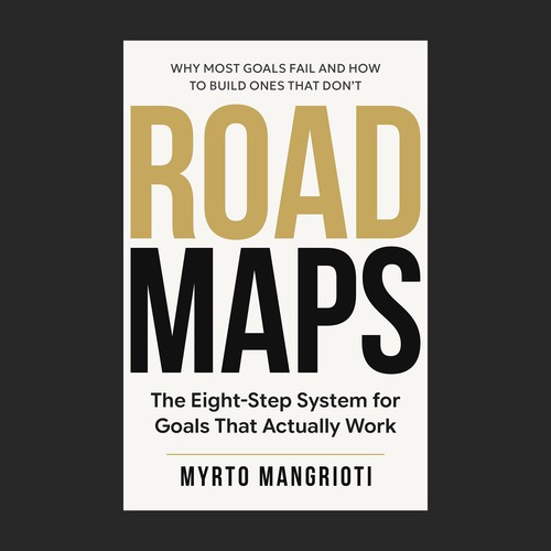 "ROADMAPS: The EightSstep System For Goals That Actually Work" winning Book cover