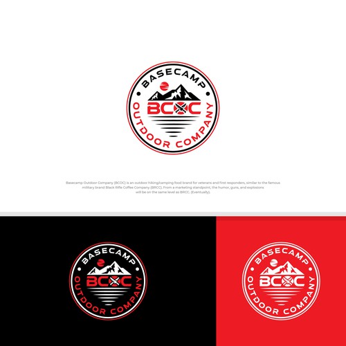 Design a Military Brand Style Logo for A Veteran Ran Hiking Food Company Design by StudioJack