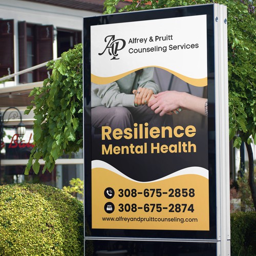Design di We Need a Professional Street-Facing Sign for Our New Counseling Location di Balad_Studio™