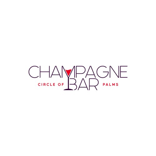 Luxury and modern Champagne Bar logo Design by TheLogo69