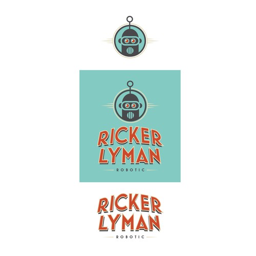 Ricker Lyman Robotic needs a retro Atomic Age logo Design by TJCD