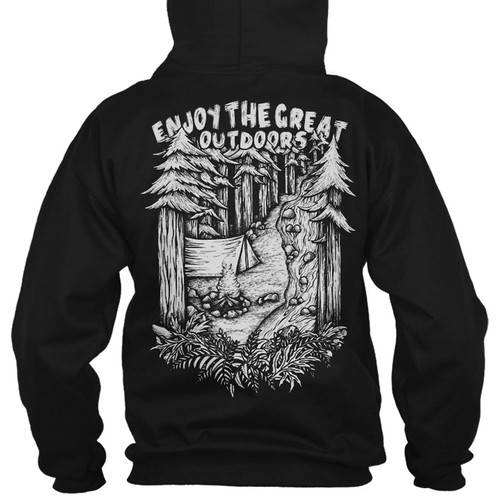 Humboldt Clothing Company needs original pen and ink style hoodie design Design by Heartless