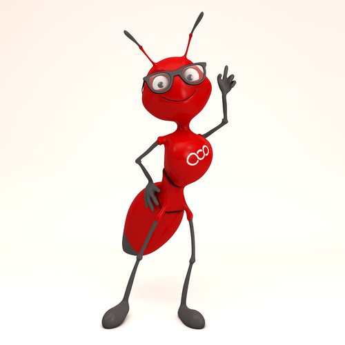 Design an 'ant' mascot for hip tech startup | Character or mascot contest