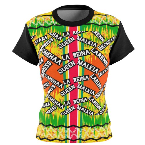 African Diaspora "QUEEN" Dialect T-Shirt Design Design by La Chicana