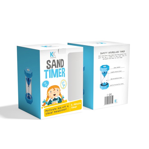 Product packaging for Sand-Timer Design by syakuro