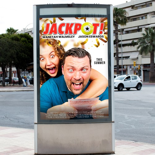 JACKPOT! The Comedy Short Film Poster Design Challenge" Design by Kosmos Creatives