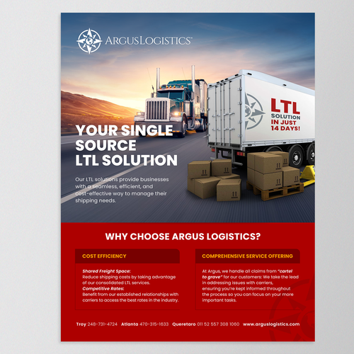 Argus LTL Program Flyer Design by Nadhisa87