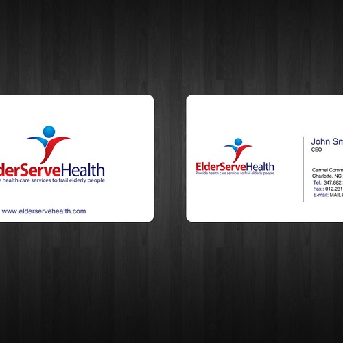 Design an easy to read business card for a Health Care Company Réalisé par Samer Wagdy