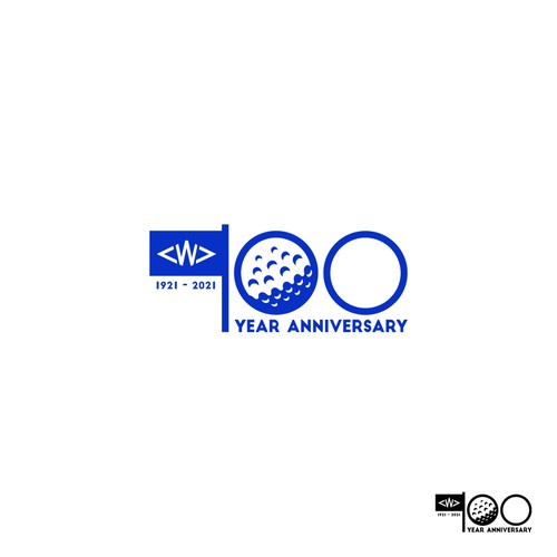 Centennial Anniversary Logo Design by rawrepublik