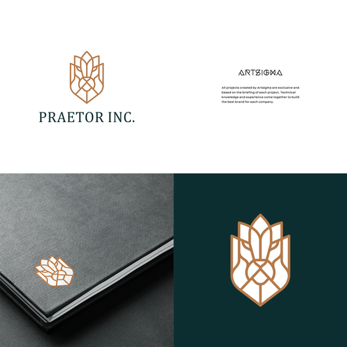 Diseño de New law firm needing an innovative and non traditional logo (Praetor Inc.) de artsigma