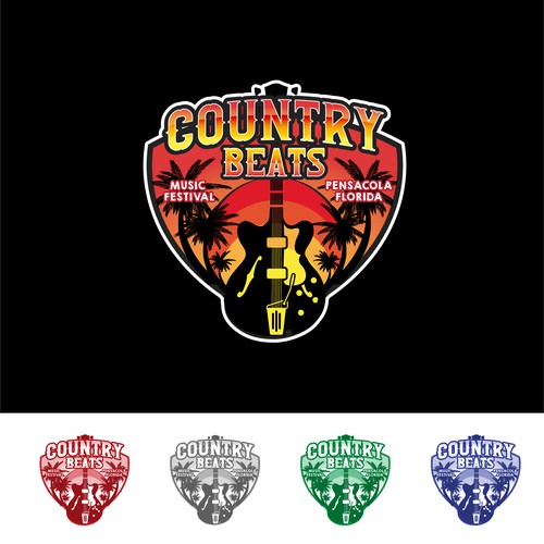 Iconic logo for iconic event for country music festivals in Florida Design by DesignBelle ☑