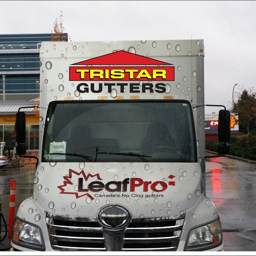 Tristar Gutter truck vehicle wrap (I AM HAVING A PRO INSTALL WRAP) Design von T i f a n y' s