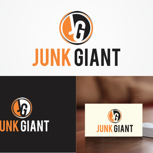 Create a modern, eye-catching logo for junk removal company Junk Giant. Design by Brainstorming_day