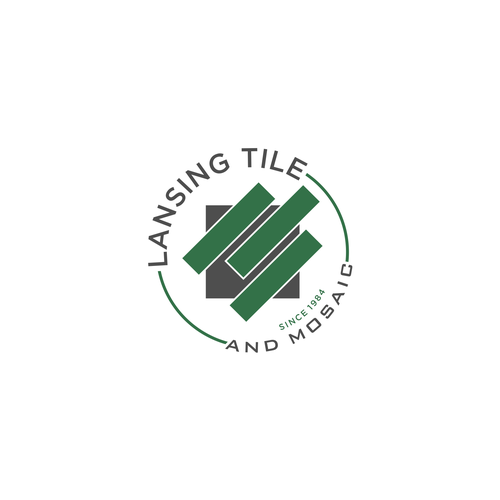 Lansing Tile & Mosaic Logo Update/Refresh for 40th Anniversary Year Design by A29™