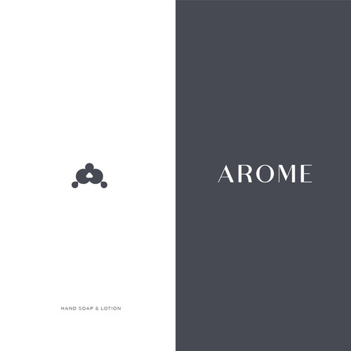 Arome - Designer Hand Soap & Lotion Logo Design by D Better Design
