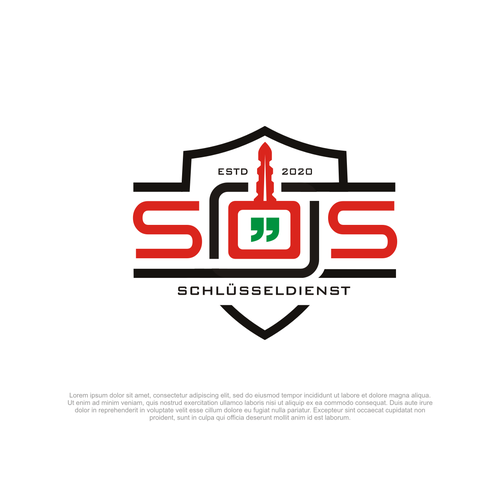 Nr.1 mobile locksmith in Frankfurt needs new serious and trustful LOGO Design Design by supri™