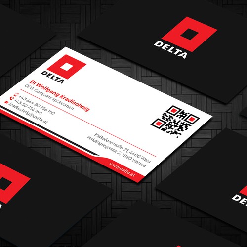 DELTA Business Card Relaunch Design by Design"Glory"