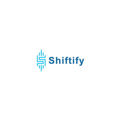 Minimalist and modern logo design for modern work shift management application Design by abdo4design