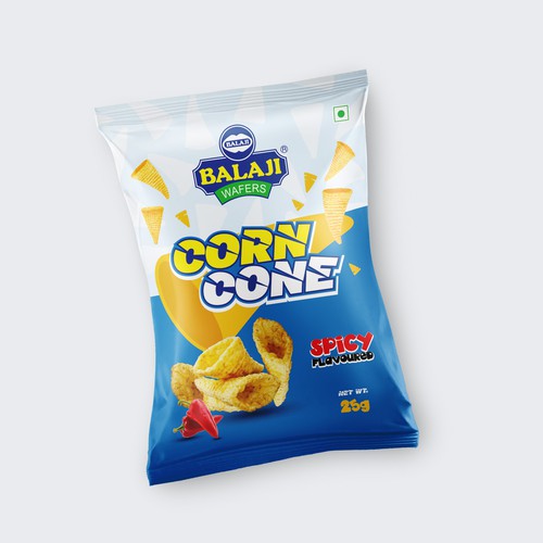 Amazing Pack design for our newly corn snacks Design by TUNSAY