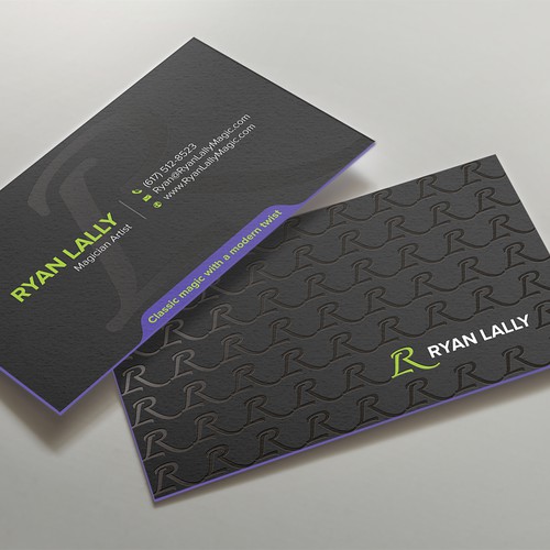 Design a magician's business card Design by kaylee CK