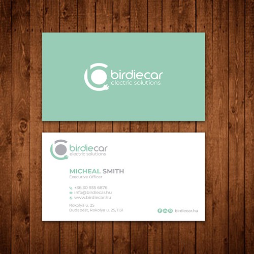 business card for company called birdie Design by ™SF_Design™