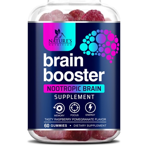 Brain Booster Supplement Design Needed for Nature's Nutrition Design by sapienpack