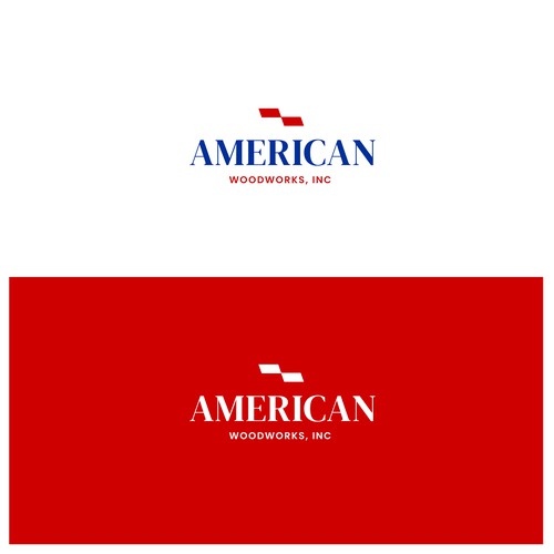 American Woodwork news a new logo Diseño de Harrison Razzaq