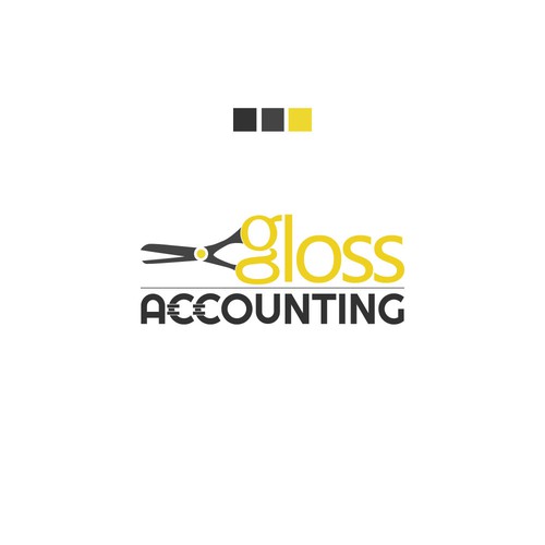 Logo for Gloss Accounting Design by Muhdin