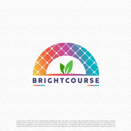 Bright BrightCourse Logo - because learning & growing rocks. | Logo ...