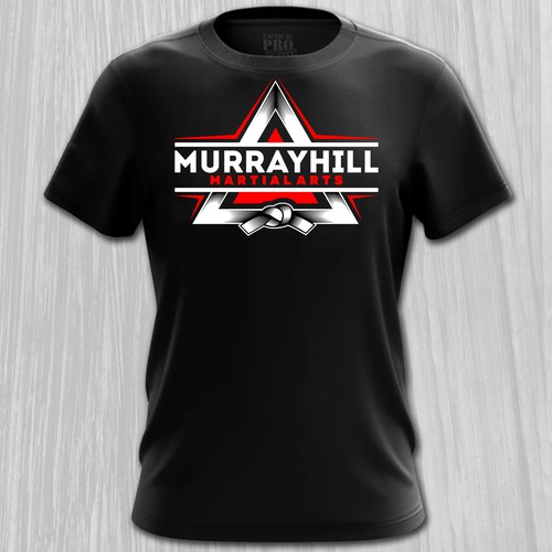 SUPER Cool T-shirt Design for Martial Arts School Design by Rosewood