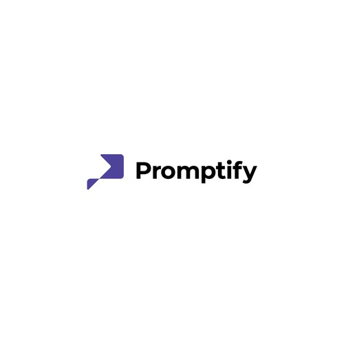 Modern, Simple and Sleek Logo for Promptify.com Design by visualqure