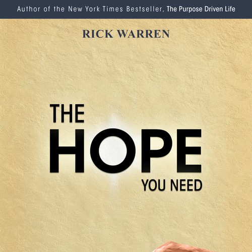Design Rick Warren's New Book Cover Design by Neo