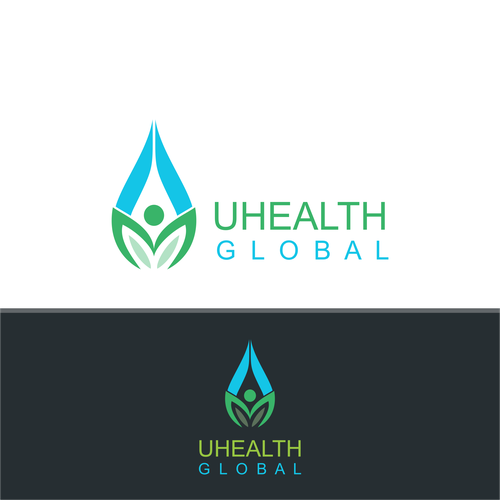 UHealth Global Transformation Logo Design by DED_design