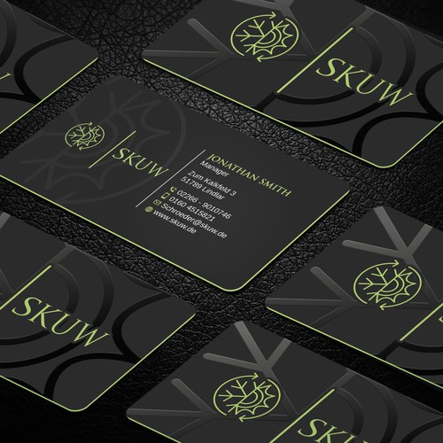 Tarjeta de presentación propuesta en el concurso por LAXMI DESIGNHUB