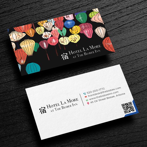 Design Business Card for Boutique Hotel di Taaiebah