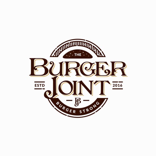 Classic, Clean and Simple Logo Design for a Burger Place.. Design by zbrain