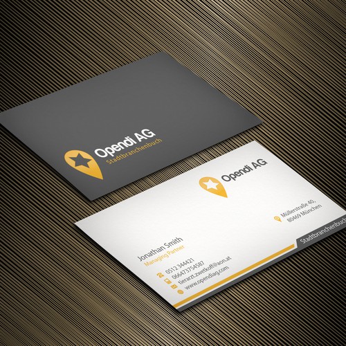 "stationery für Opendi AG" winning  by Dezero