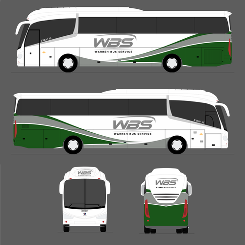 Charter Bus Graphics Incorporating Company Logo Competition Design réalisé par The Faisel