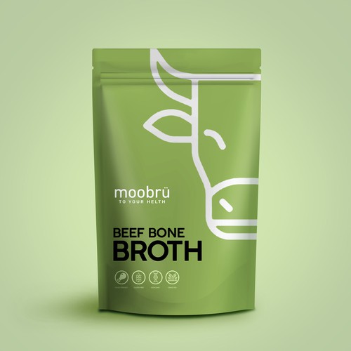 Bone Broth Package Design by sougatacreative
