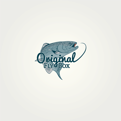 Create a logo for a fly fishing subscription box and online store