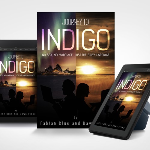 Create a photo-realistic BOOK COVER for a Cyber-age Modern Family Design by Tanja Prokop